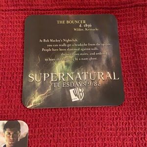 - 2 rare Supernatural coasters
